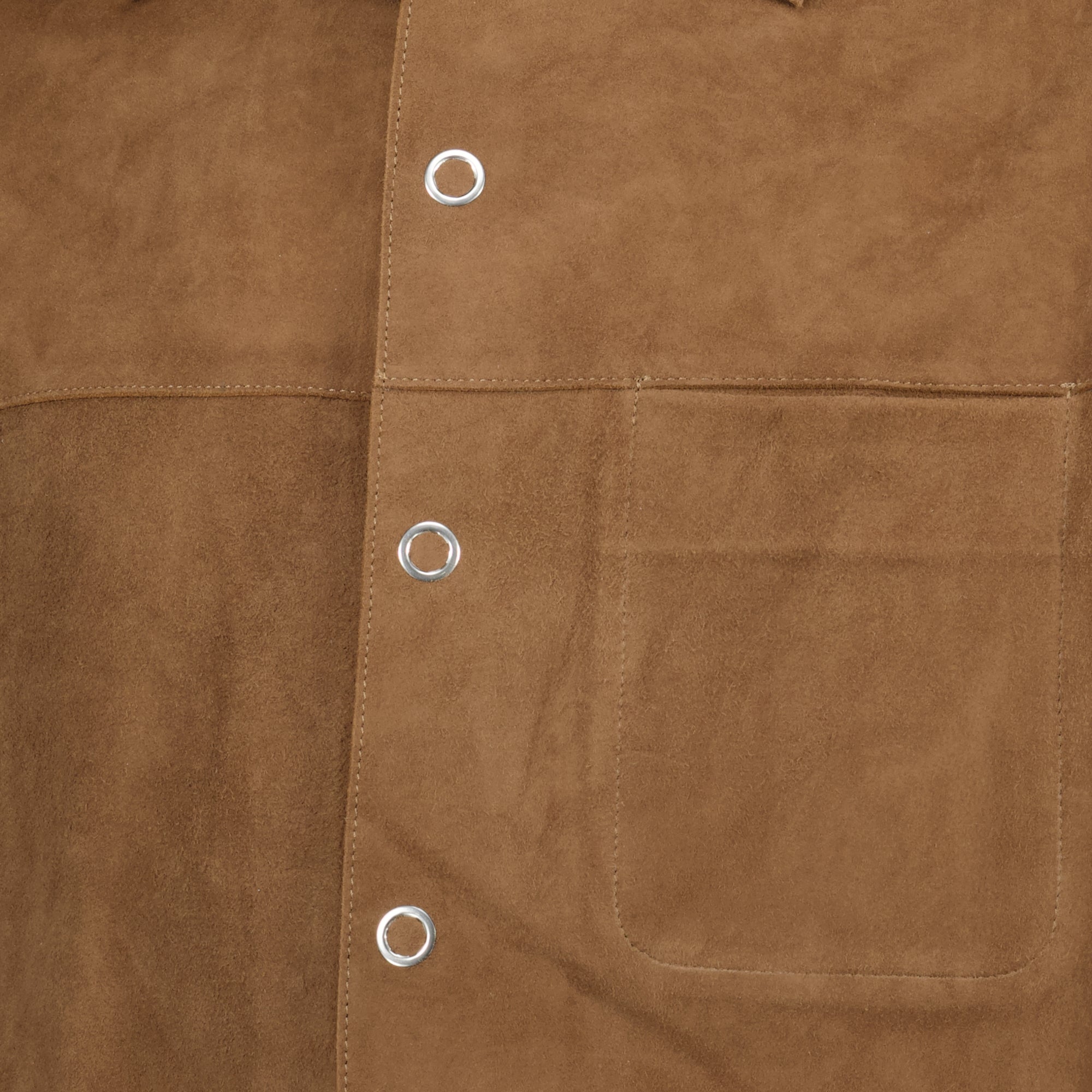 Immagine dell'articolo giacca camicia in pelle del marchio Ami PARIS per Unisex - Stagione Autunno-Inverno 2025 - Vista Dettagliata_1