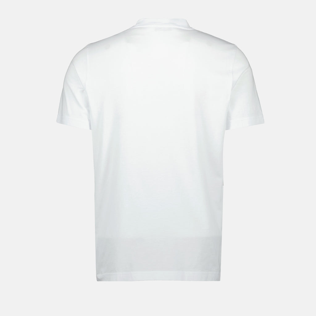 T-shirt T-shirt con stampa del logo sfumato Moncler Bianco Homme