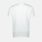 Camisetas Camiseta con Impresión de Logo Desvanecido Moncler Blanco Homme