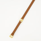 Bijoux Bracelet VLogo en cuir Valentino Garavani Marron Homme