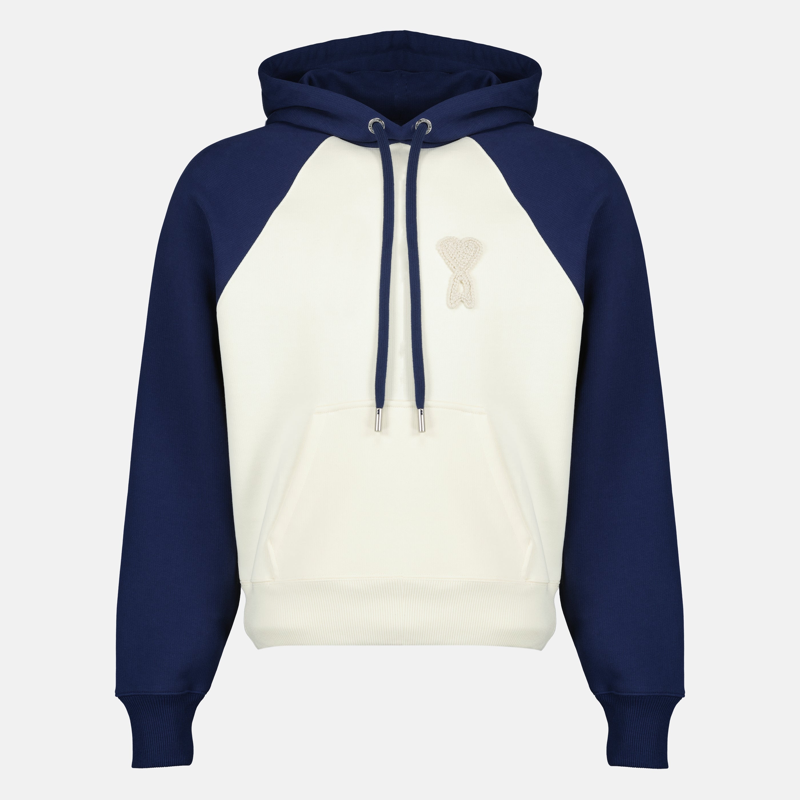 Image de l'article Sweat à capuche AMI de coeur en coton de la marque Ami PARIS pour Unisex - Saison Printemps-Été 2026 - Vue de Face