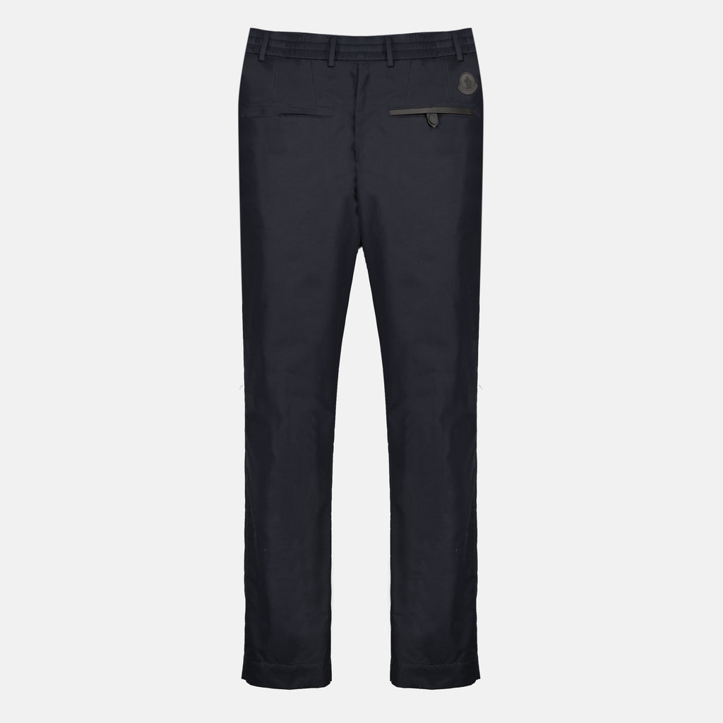 Pantalons ネイビーブルーコットントラウザー Moncler Bleu foncé Homme