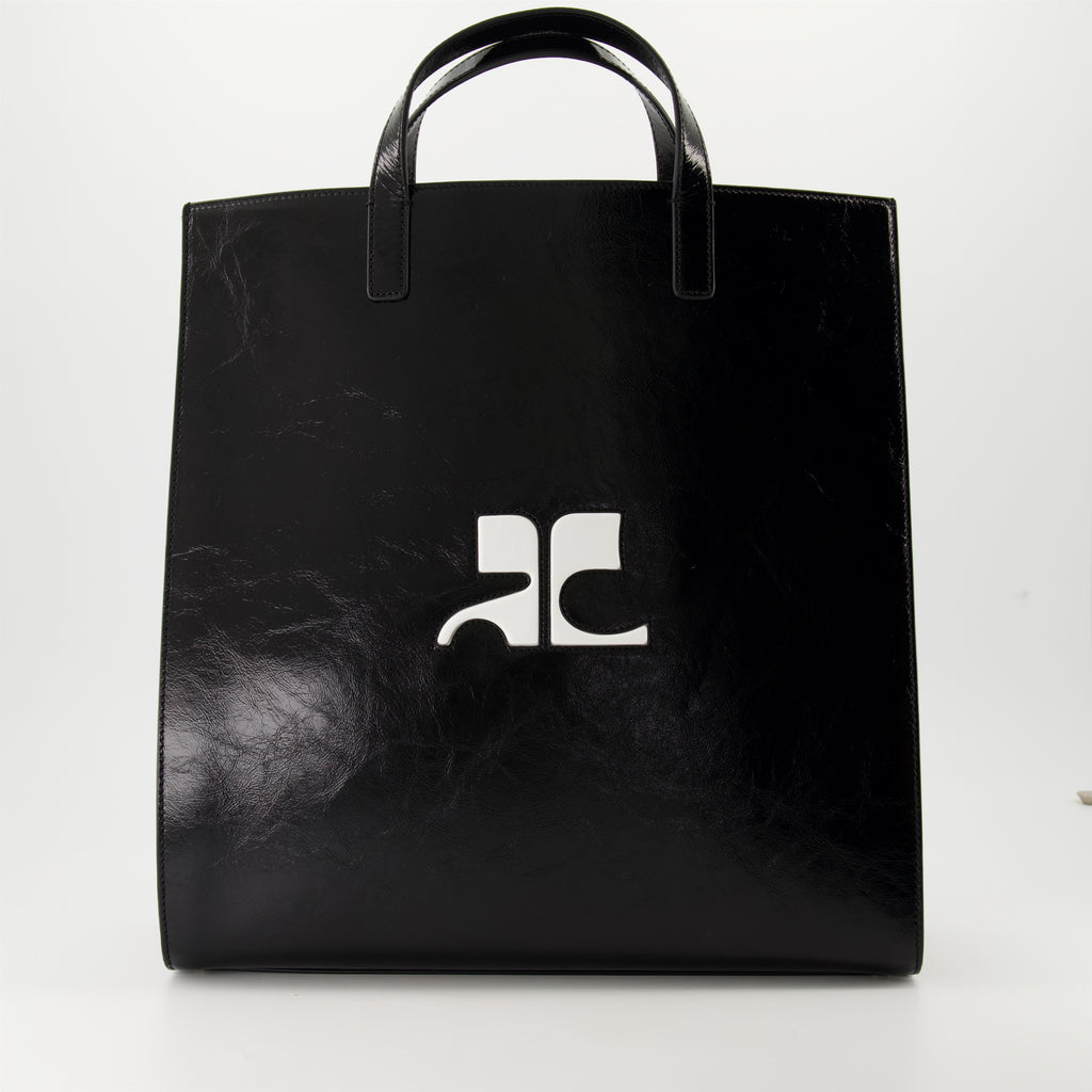 Tote bags Sac cabas Héritage Courrèges Black Unisex