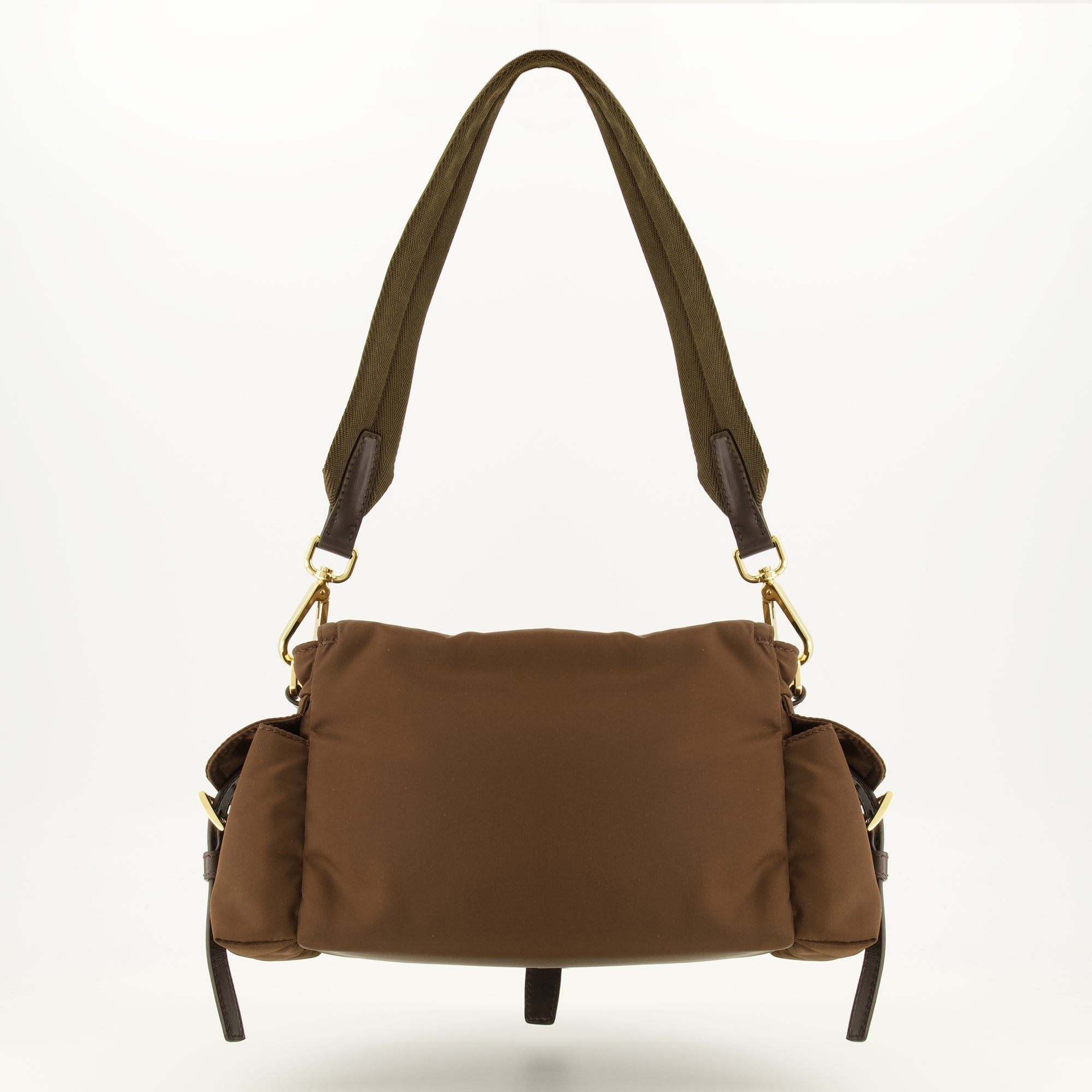Sacs à main et épaule Borsa Explore in Re-Nylon Marrone Prada Marron Femme