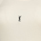 Imagen del top beige Cassandre de la marca Saint Laurent para Mujeres - Temporada Primavera-Verano 2026 - Vista Detallada_1