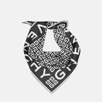 Écharpes, foulards et gants Carré 4G en soie Givenchy Gris Femme