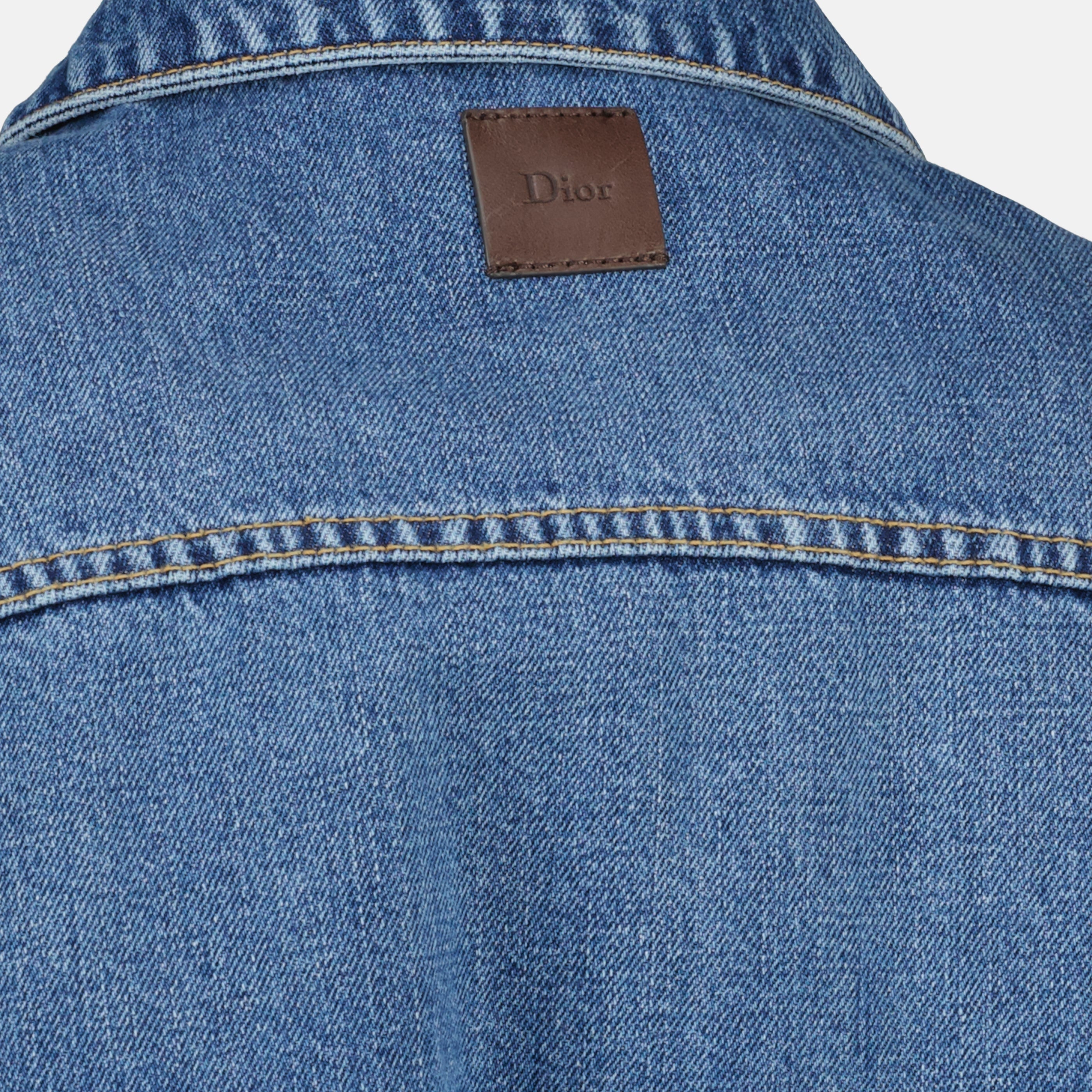 Imagen del artículo Chaqueta de denim azul de Dior para Hombre - Temporada Primavera-Verano 2026 - Vista Detallada 2