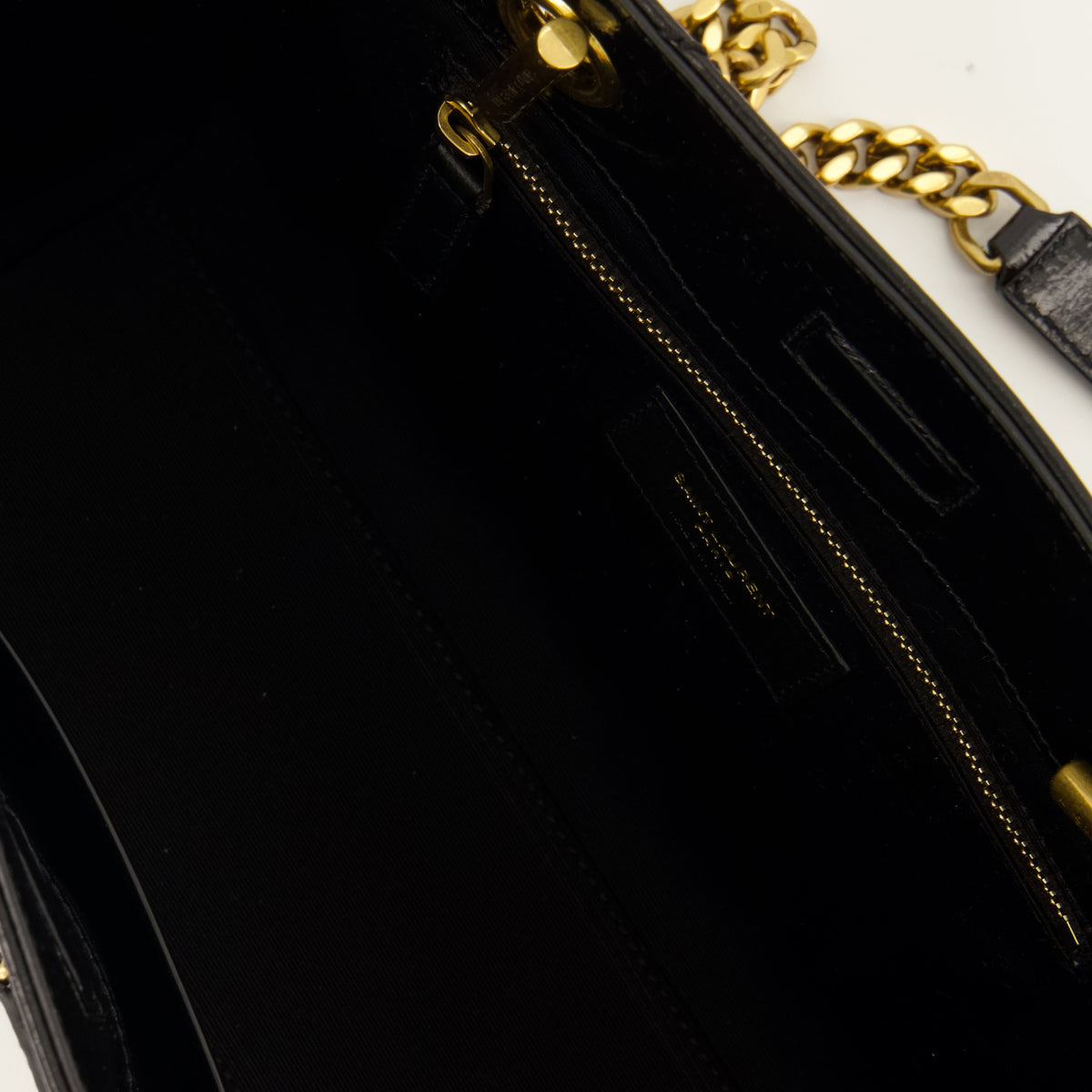 Sacs à main et épaule Sac Niki Shopping small en cuir vintage noir Saint Laurent Noir Femme