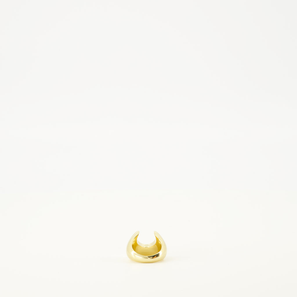 Imagem do Anel Moon em latão da marca Marine Serre para Mulheres - Temporada Outono-Inverno 2025 - Vista Traseira