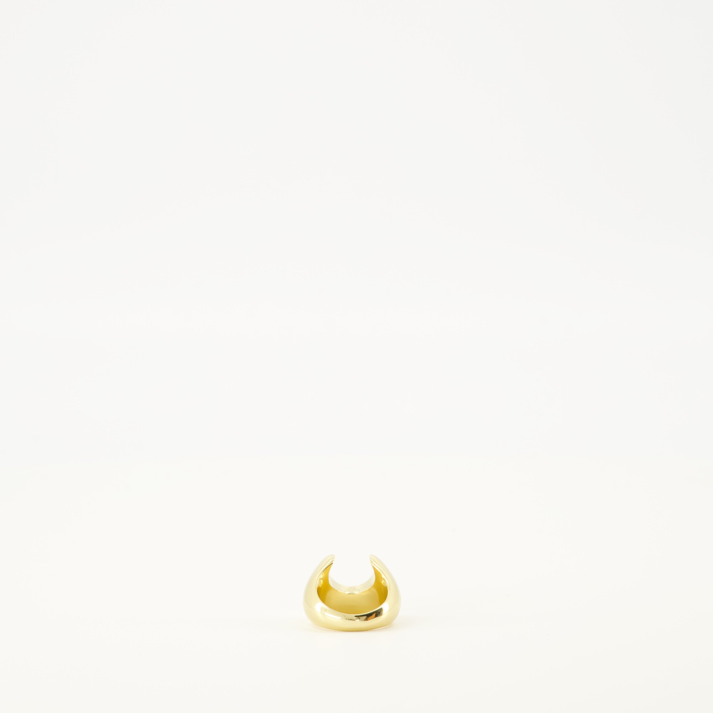 Bild des Moon Rings aus Messing der Marke Marine Serre für Frauen - Herbst/Winter 2025 - Rückansicht