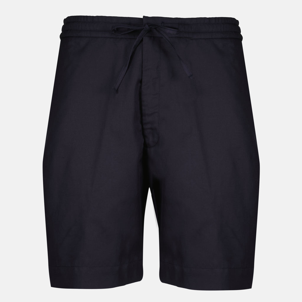 Shorts Short Phill Azul em Lyocell Officine Générale Bleu foncé Homme
