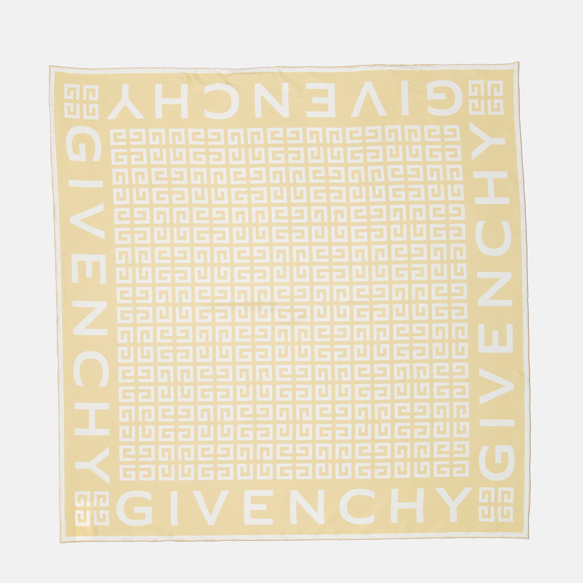 Schals und handschuhe 4G Seidenecke Givenchy Gelb Femme