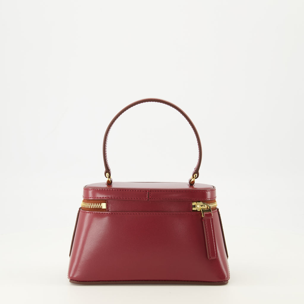 Image de l'article Sac Vanity Antigona en cuir bordeaux de la marque Givenchy pour Femme - Saison Printemps-Été 2026 - Vue de Dos
