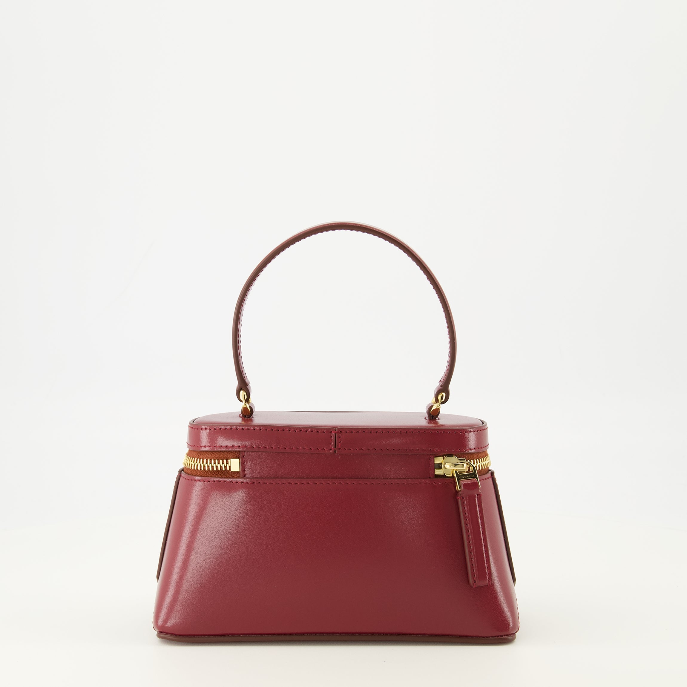 Image de l'article Sac Vanity Antigona en cuir bordeaux de la marque Givenchy pour Femme - Saison Printemps-Été 2026 - Vue de Dos