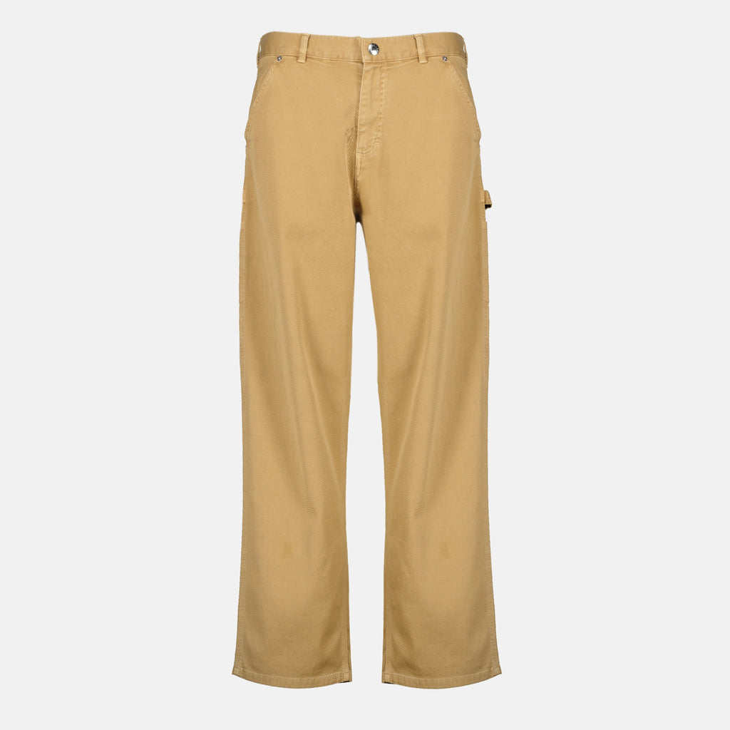 Imagen del pantalón cargo beige de Moncler para hombre - Temporada Primavera-Verano 2026 - Vista Frontal