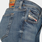Pantalons Jean 1969 D-Ebbey bleu délavé Diesel Bleu Femme