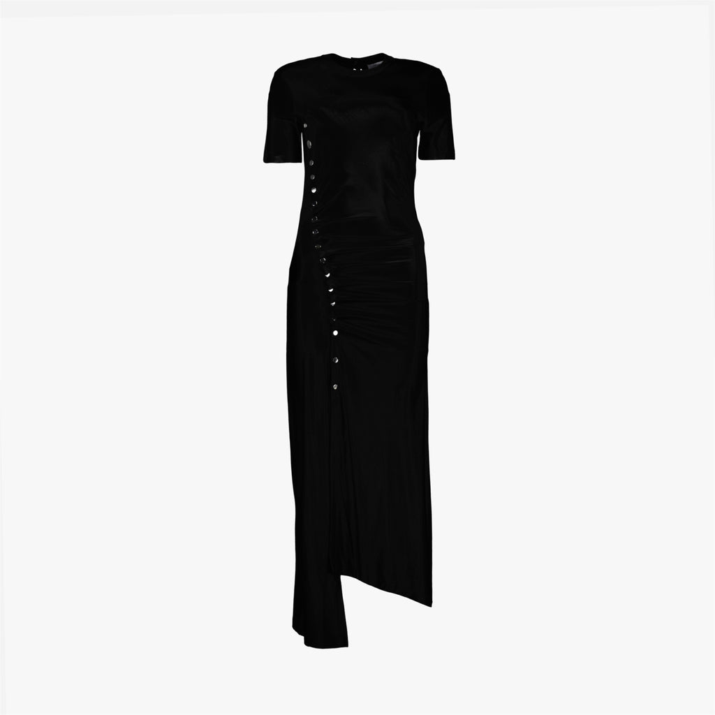 Image of the item Long Draped Dress by Rabanne for Women - Fall-Winter 2025 - Front View