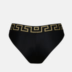 Beachwear Bas de bikini Medusa Greca Versace Noir Femme
