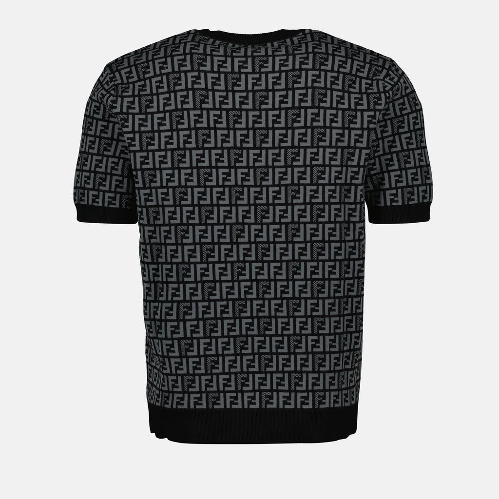 T-shirts Pull FF Fendi Black Homme