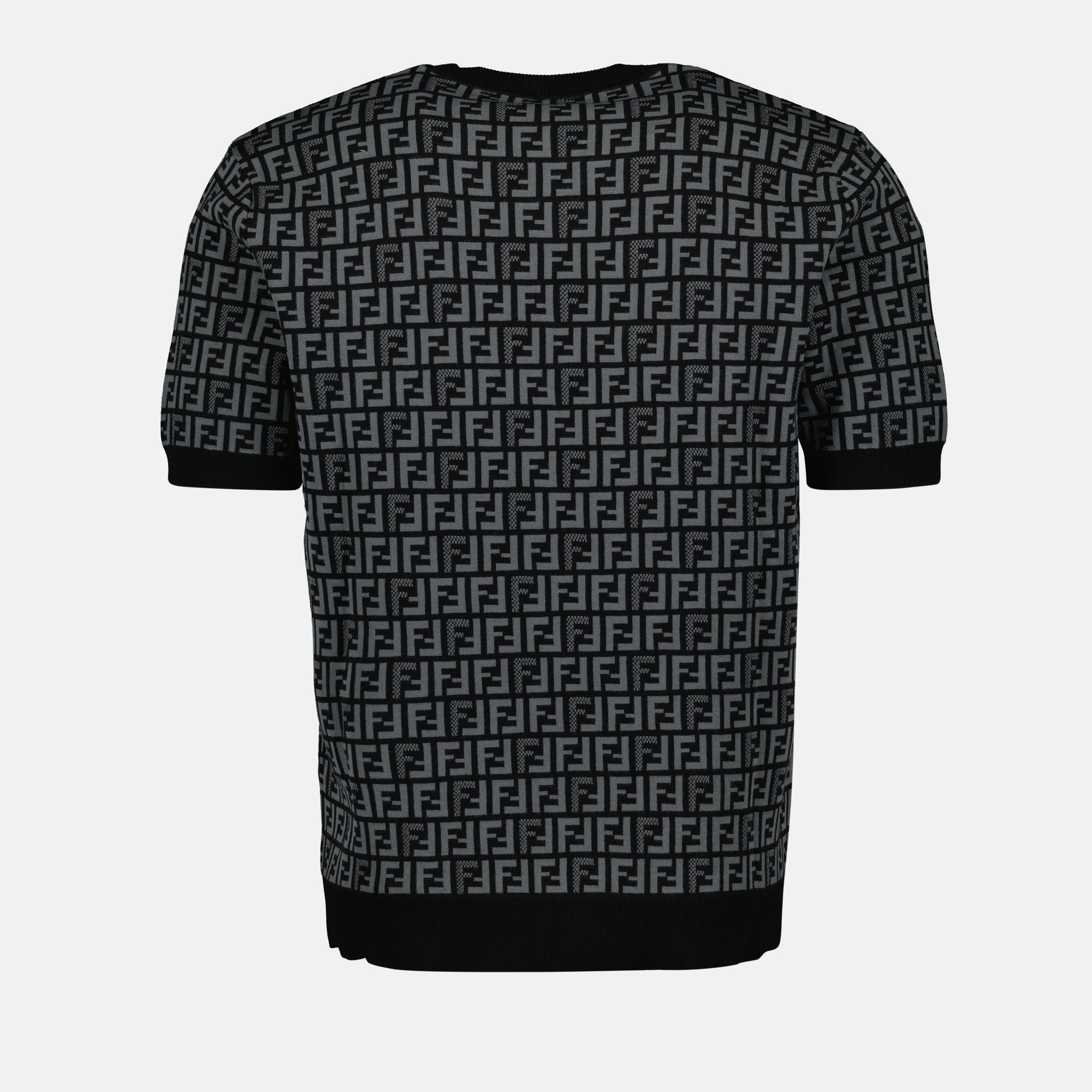 T-shirts Pull FF Fendi Black Homme