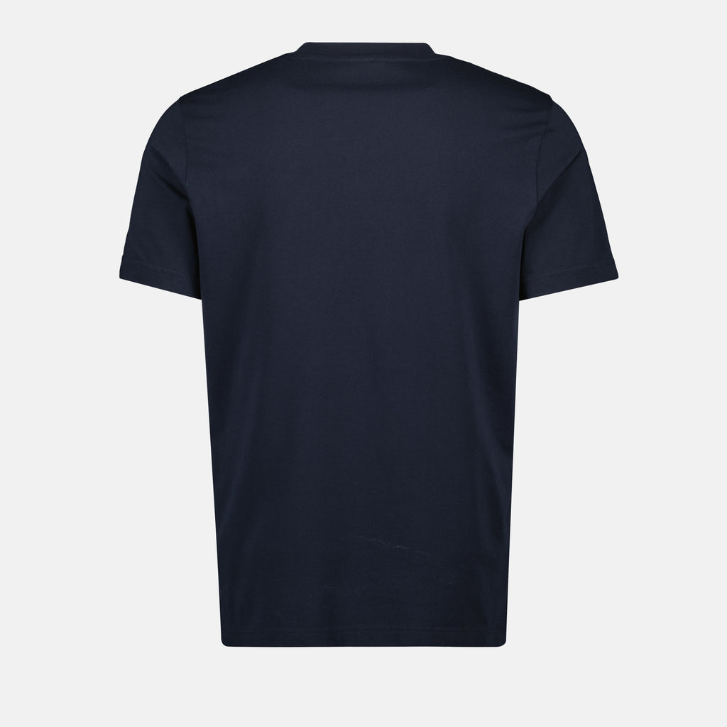 T-shirts Faded Logo Print T-shirt Moncler Dark blue Homme