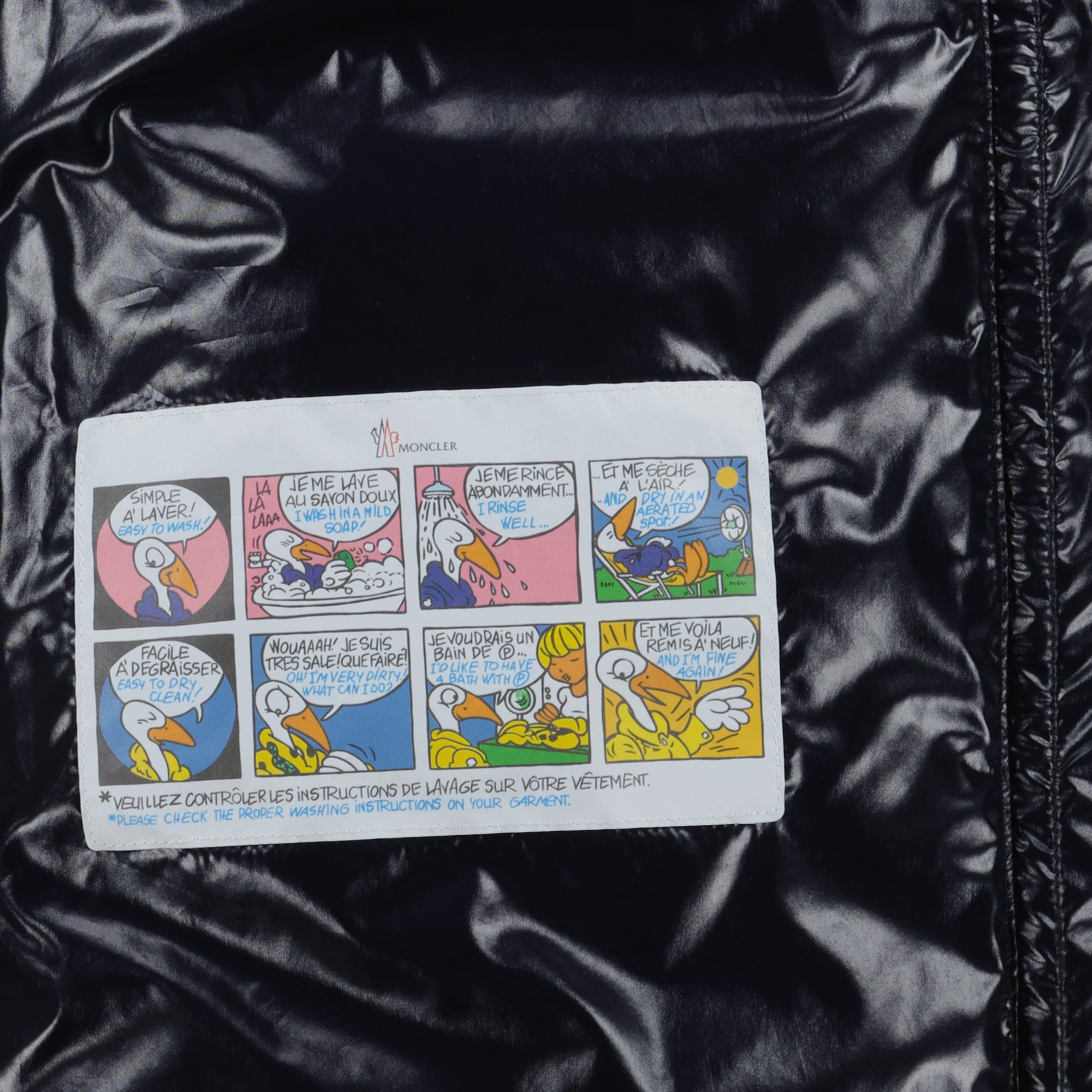 Manteaux Doudoune mi-longue Courcelles Moncler Bleu Femme