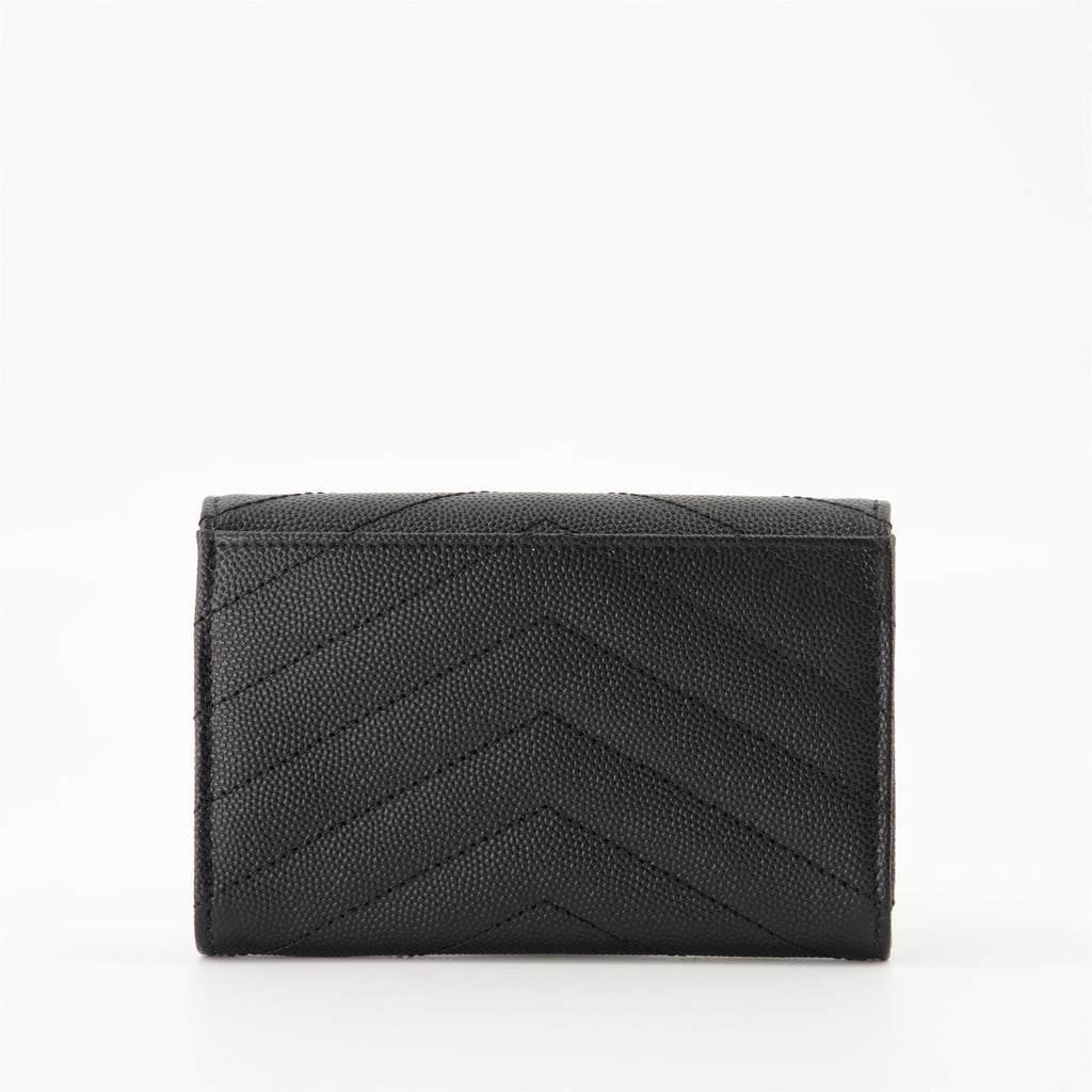 Image of the Cassandre wallet from the Saint Laurent brand for Women - Autumn-Winter 2025 - Back View