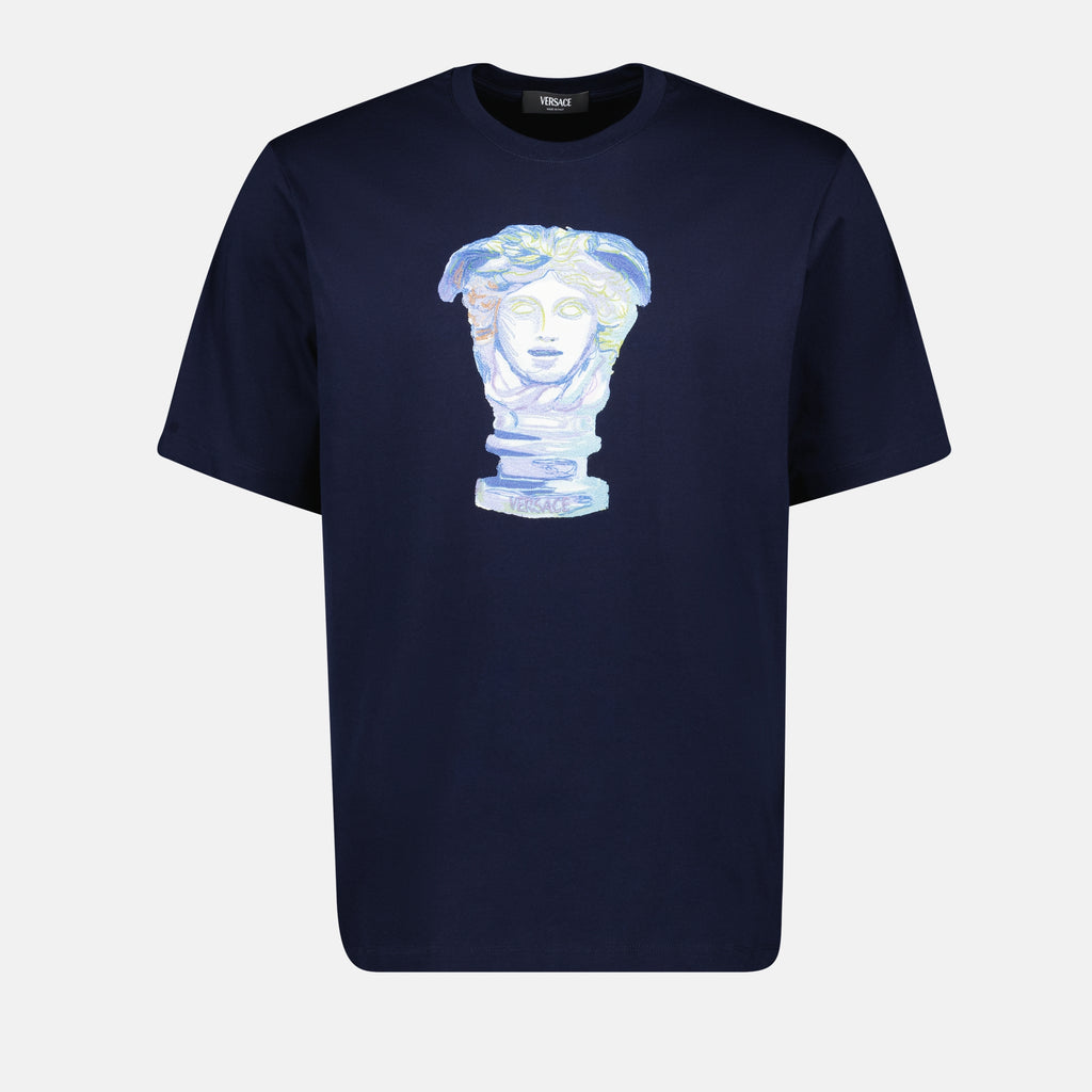 T-shirt T-shirt Medusa Gallery Versace Blu scuro Homme
