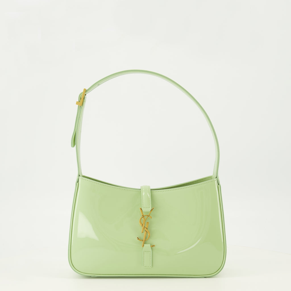 Immagine dell'articolo borsa Le 5 à 7 in pelle lucida blu del marchio Saint Laurent per donna - Collezione Primavera-Estate 2026 - Vista Frontale