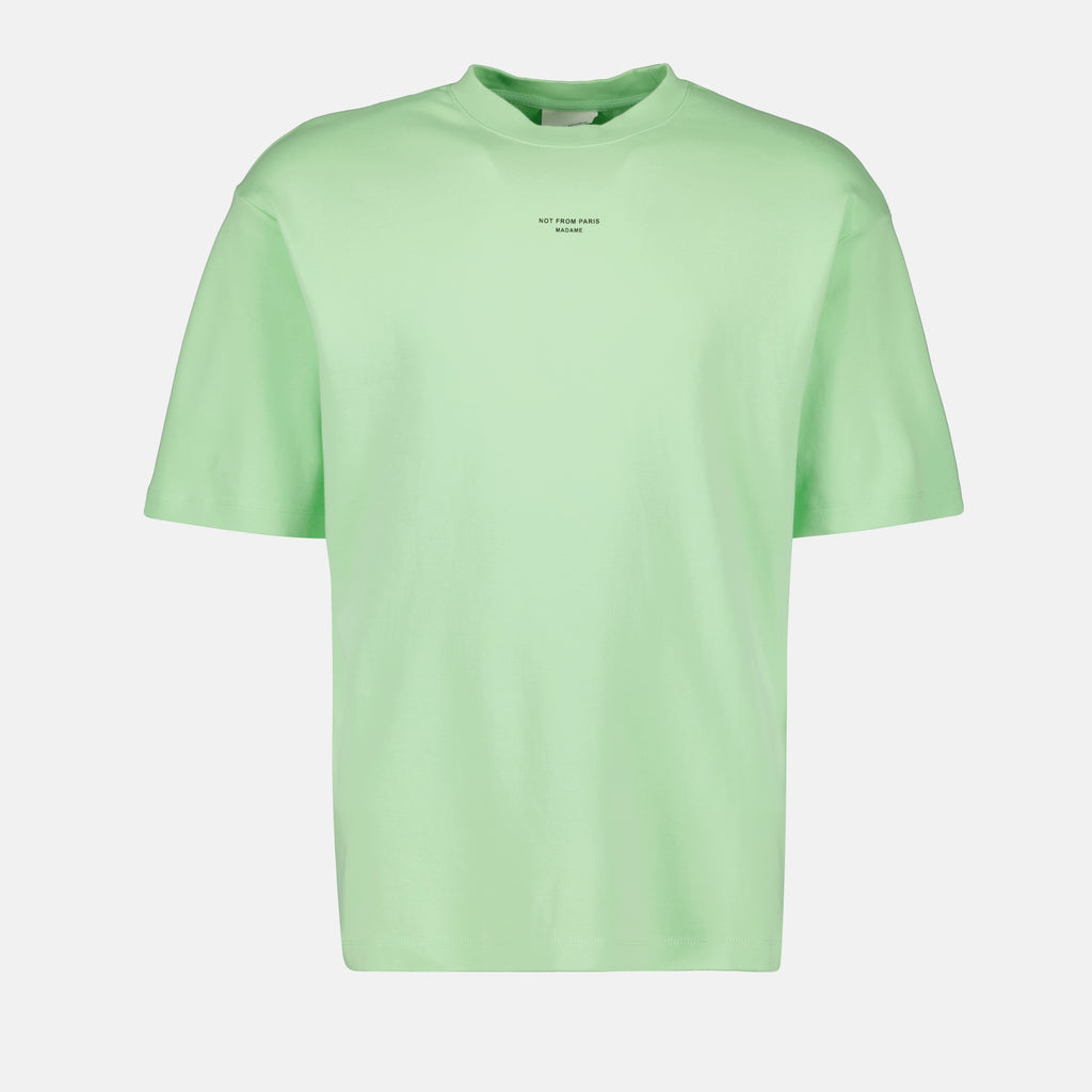 T-Shirts Klassisches Slogan-T-Shirt Drole De Monsieur Grün Homme