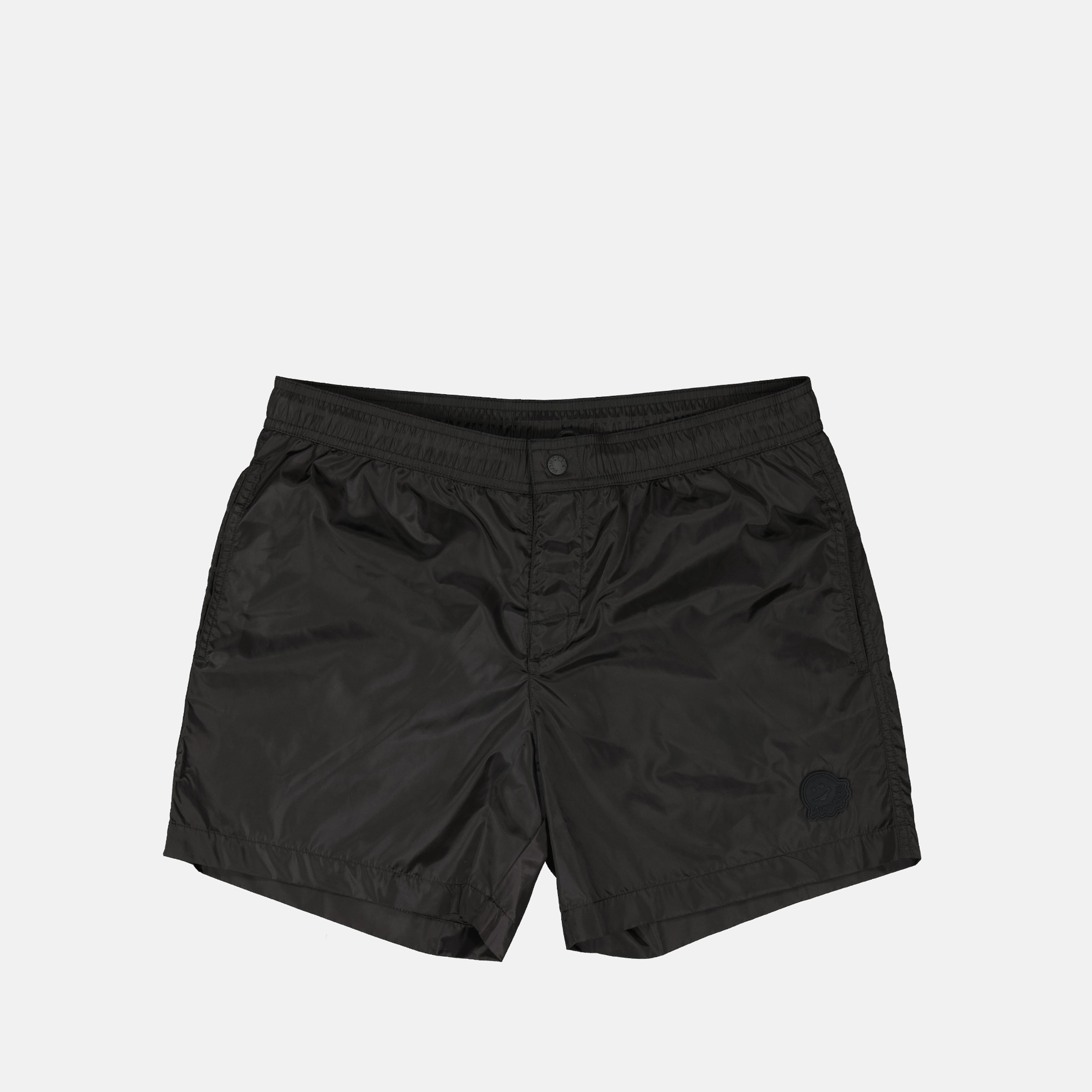 Image of the Moncler branded men's swimsuit shorts - Spring-Summer 2025 season - Front view