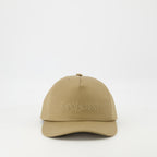 Cappelli, berretti e beanie Cappellino in Cotone Ricamato Saint Laurent Beige Homme