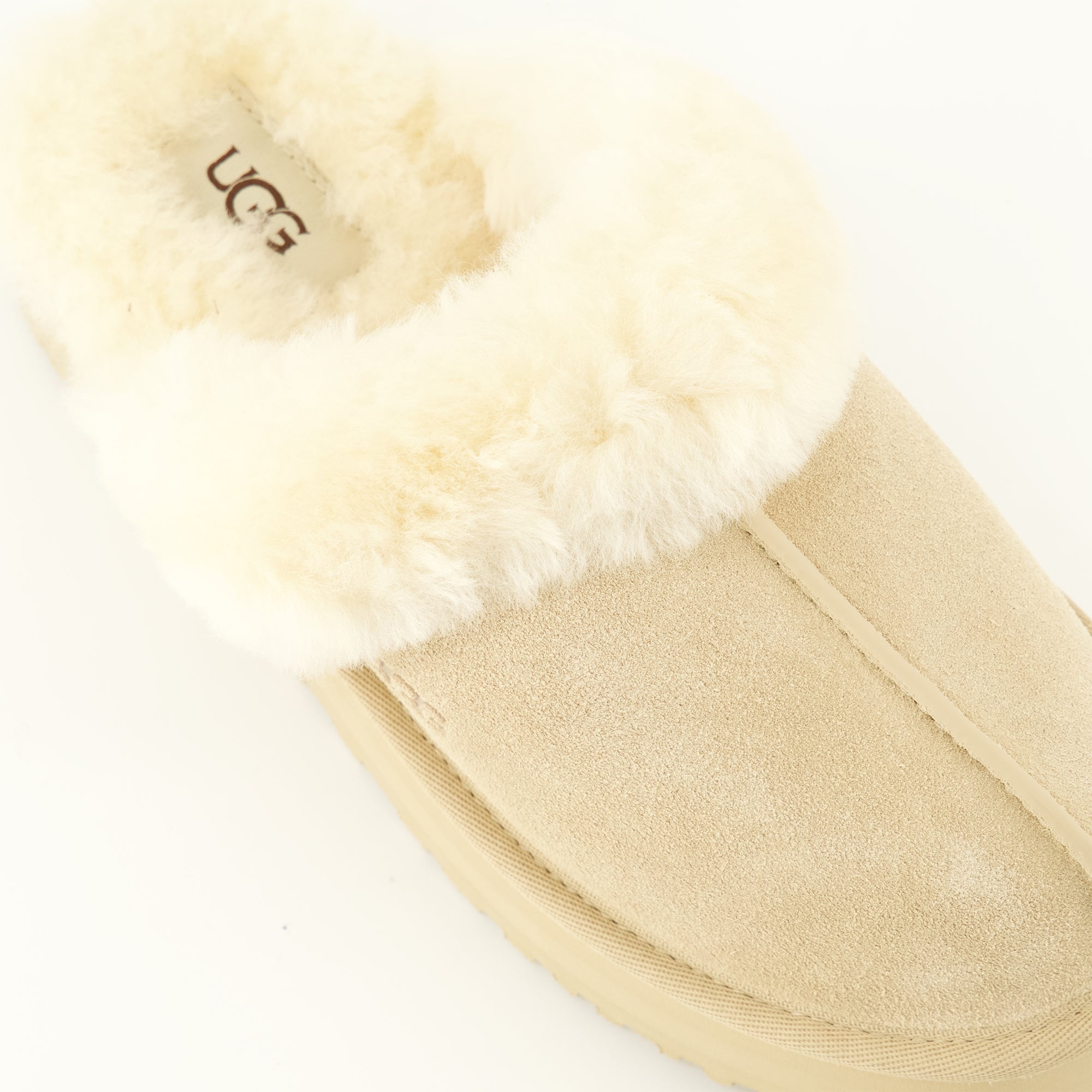 Chaussures ouvertes Mules Disquette Beijes Ugg Beige Femme