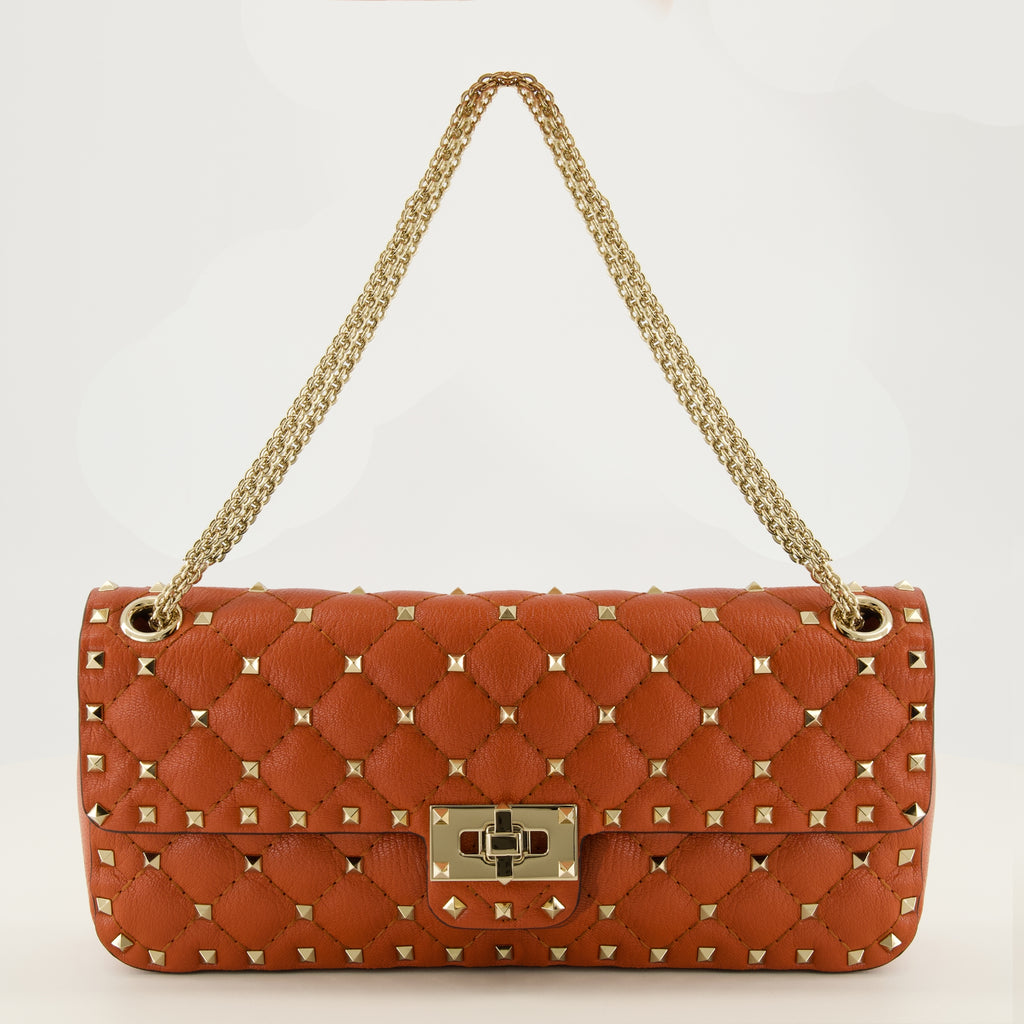 Sacs à main et épaule Bolso Rockstud Spike Naranja Valentino Garavani Orange Femme