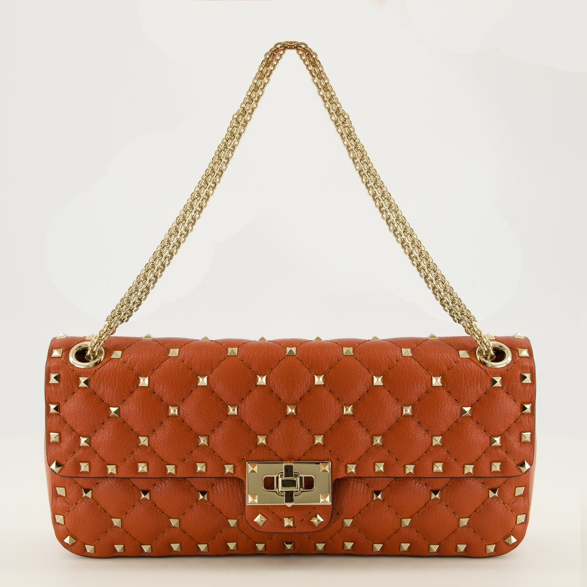 Sacs à main et épaule Bolso Rockstud Spike Naranja Valentino Garavani Orange Femme