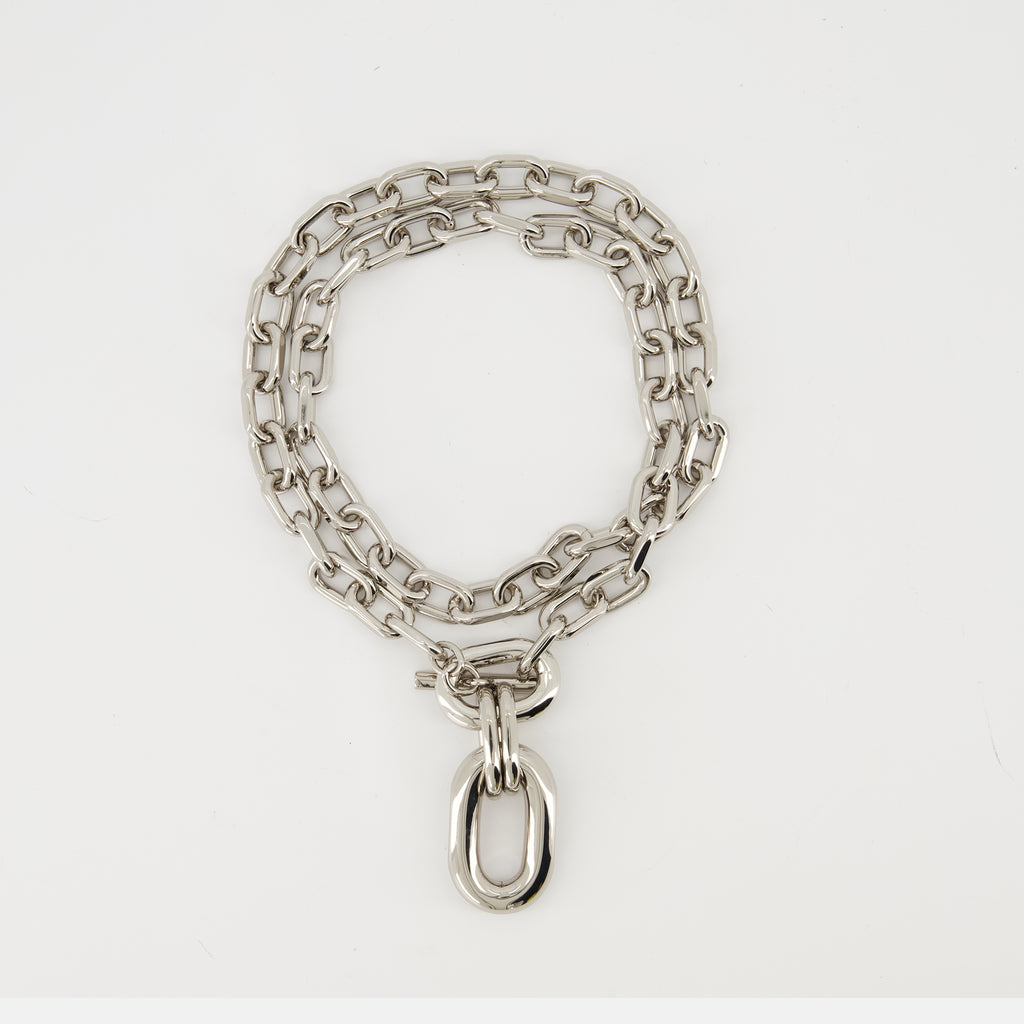Jewelry Link Necklace Rabanne Silver Femme