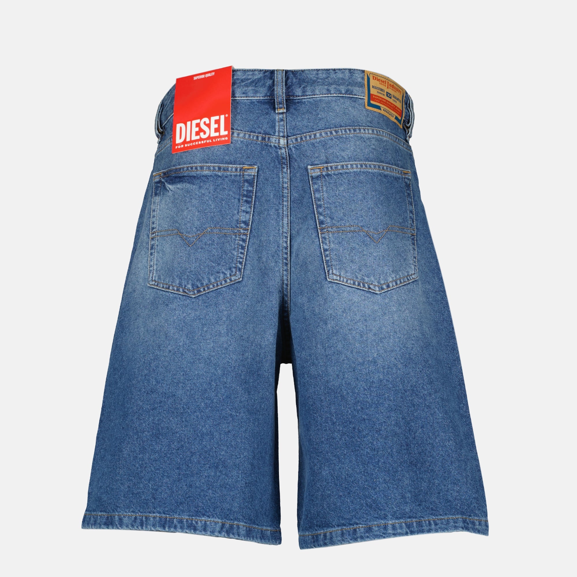 Image de l'article Short D-Sire en denim bleu de la marque Diesel pour Femme - Saison Printemps-Été 2026 - Vue de Dos
