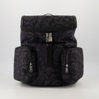 Backpacks Barocco Backpack Versace Black Homme