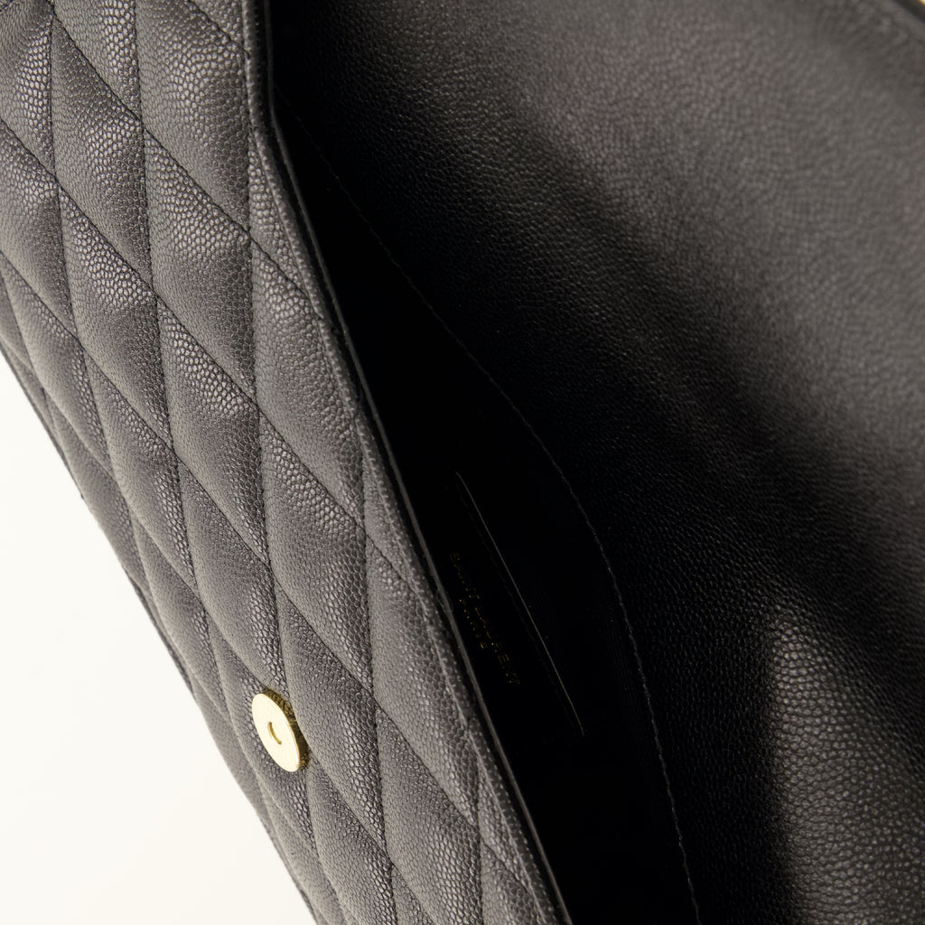 Pochettes Schwarze Paris Pouch Saint Laurent Noir Femme