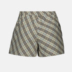 Shorts Shorts a quadri Burberry Beige Femme