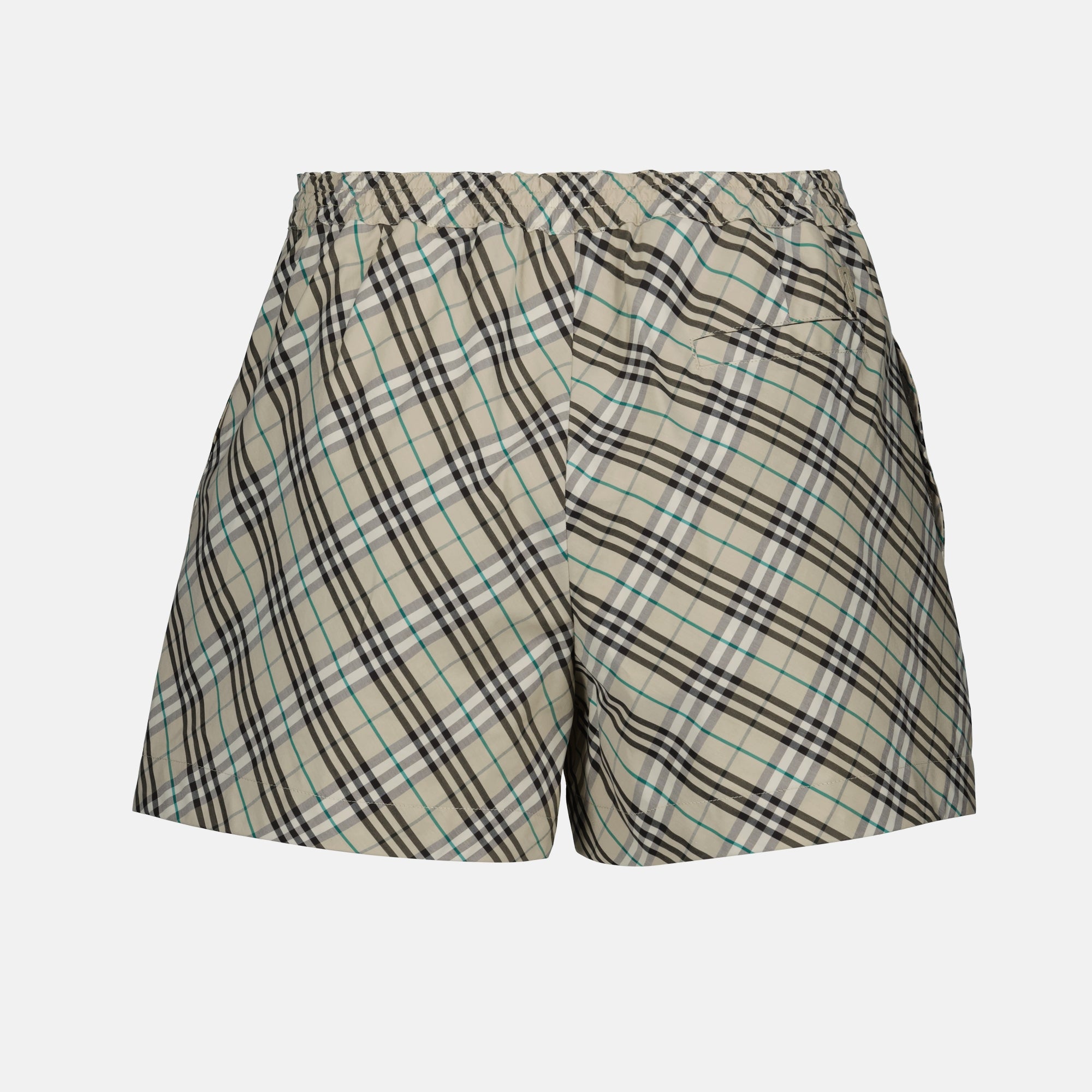 Shorts Short à carreaux Burberry Beige Femme