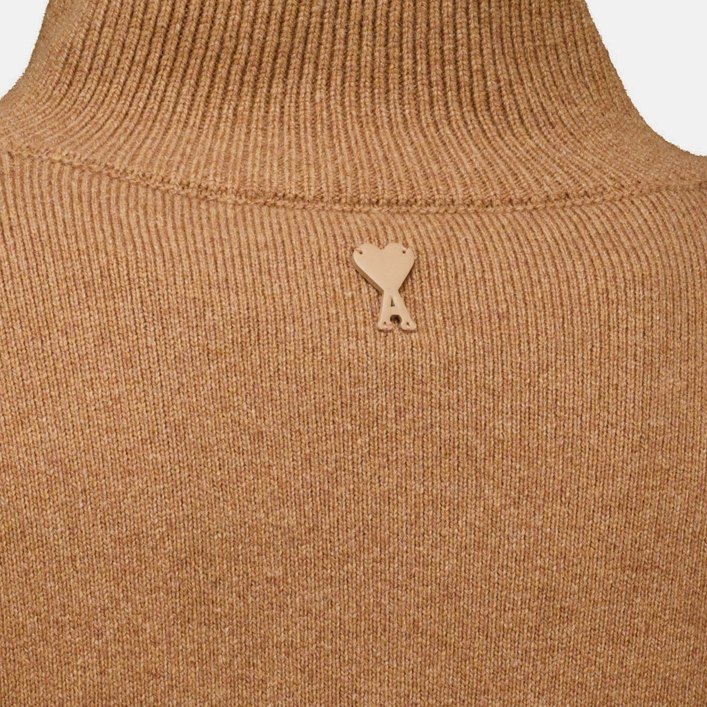 Sweatshirts Beige Rollkragenpullover Ami PARIS Beige Unisexe