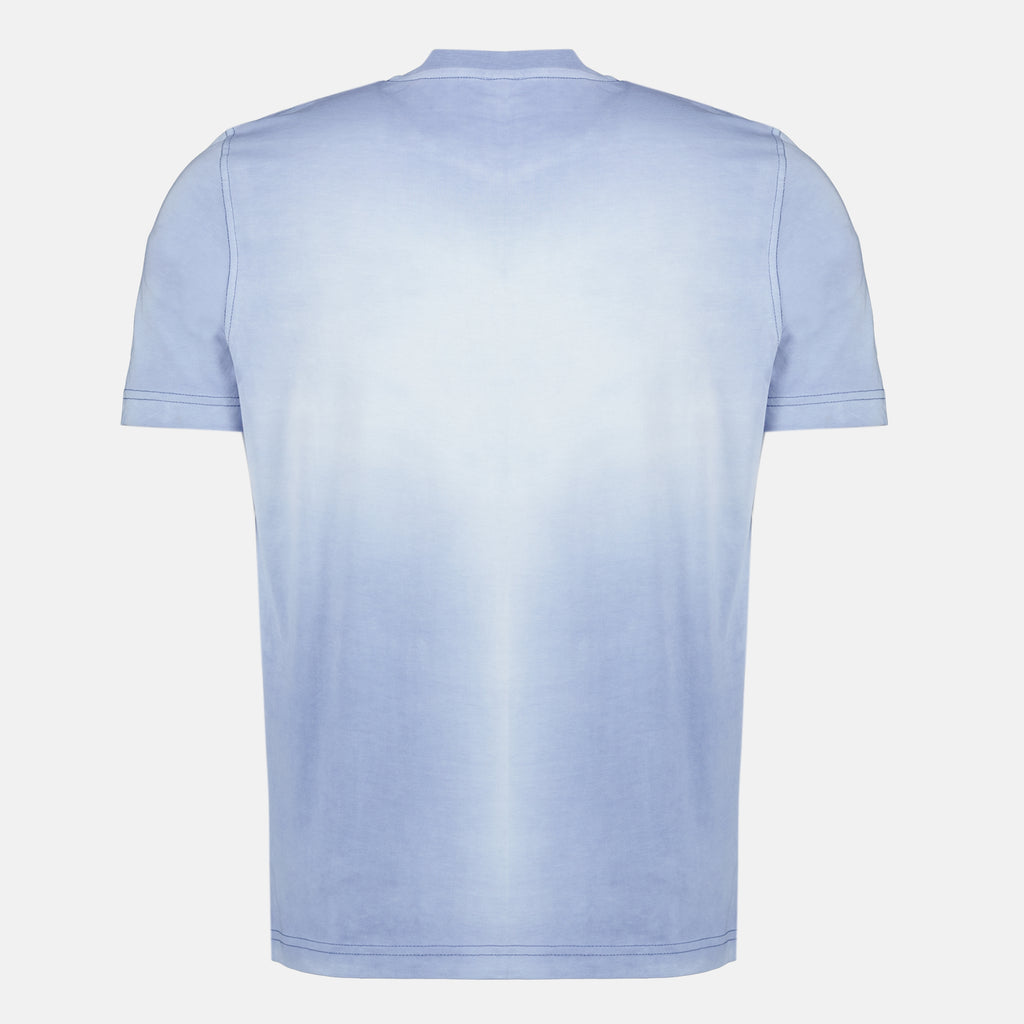 Image de l'article T-shirt T-Adjust dégradé bleu de la marque Diesel pour Homme - Saison Printemps-Été 2026 - Vue de Dos