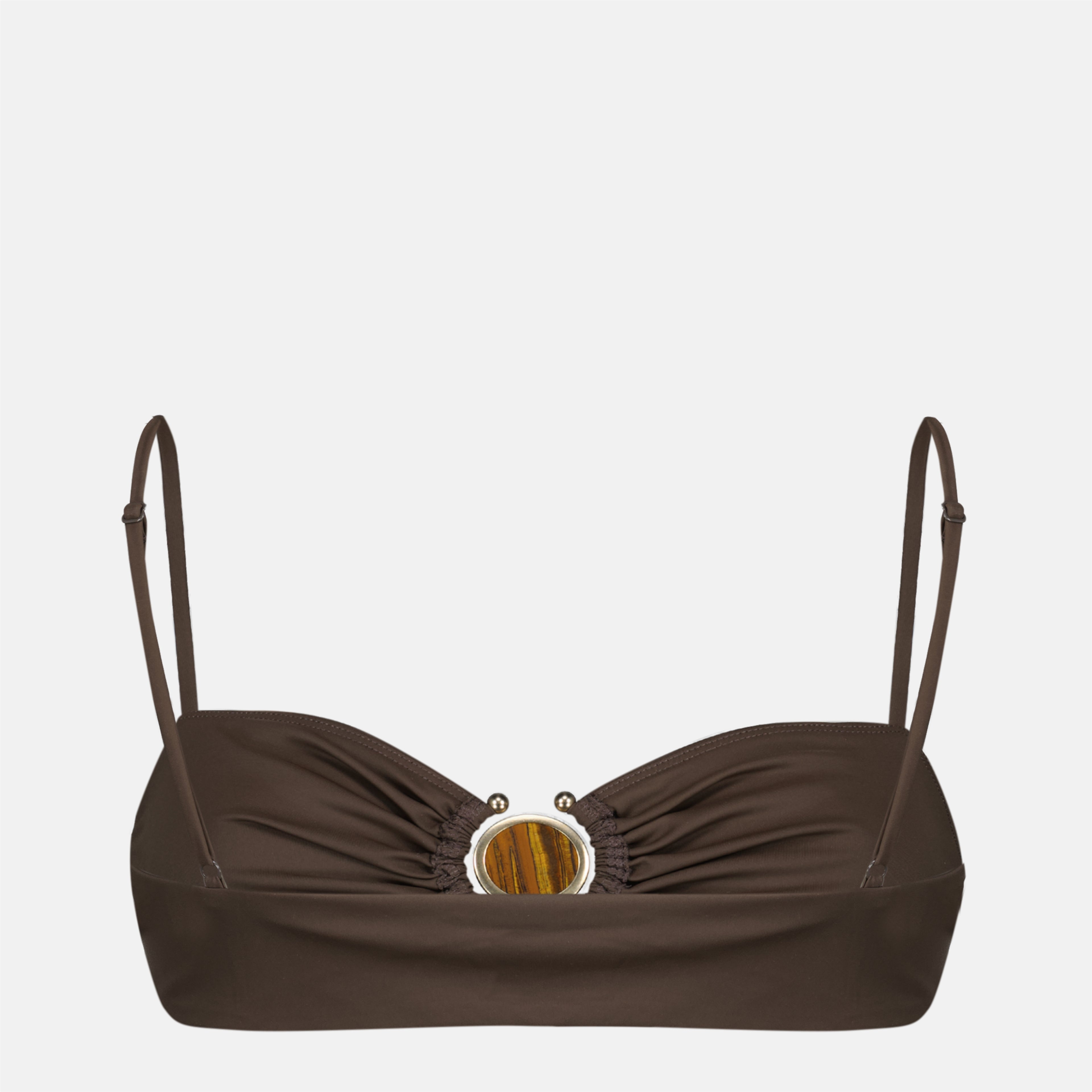 Image de l'article Bandeau Mineral Stone marron de la marque Christopher Esber pour Femme - Saison Printemps-Été 2026 - Vue de Dos