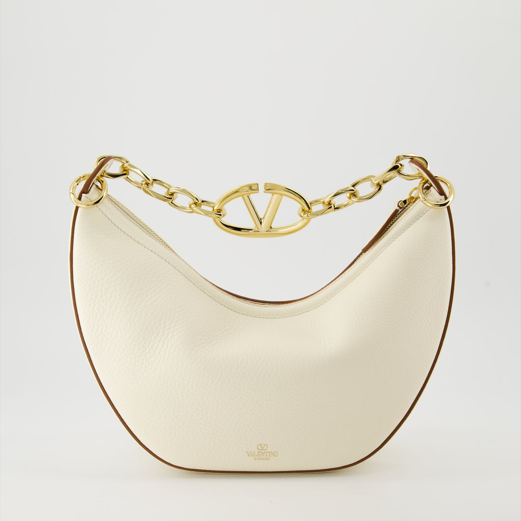 Sacs bandoulière Sac hobo VLogo Moon Valentino Garavani Blanc Femme