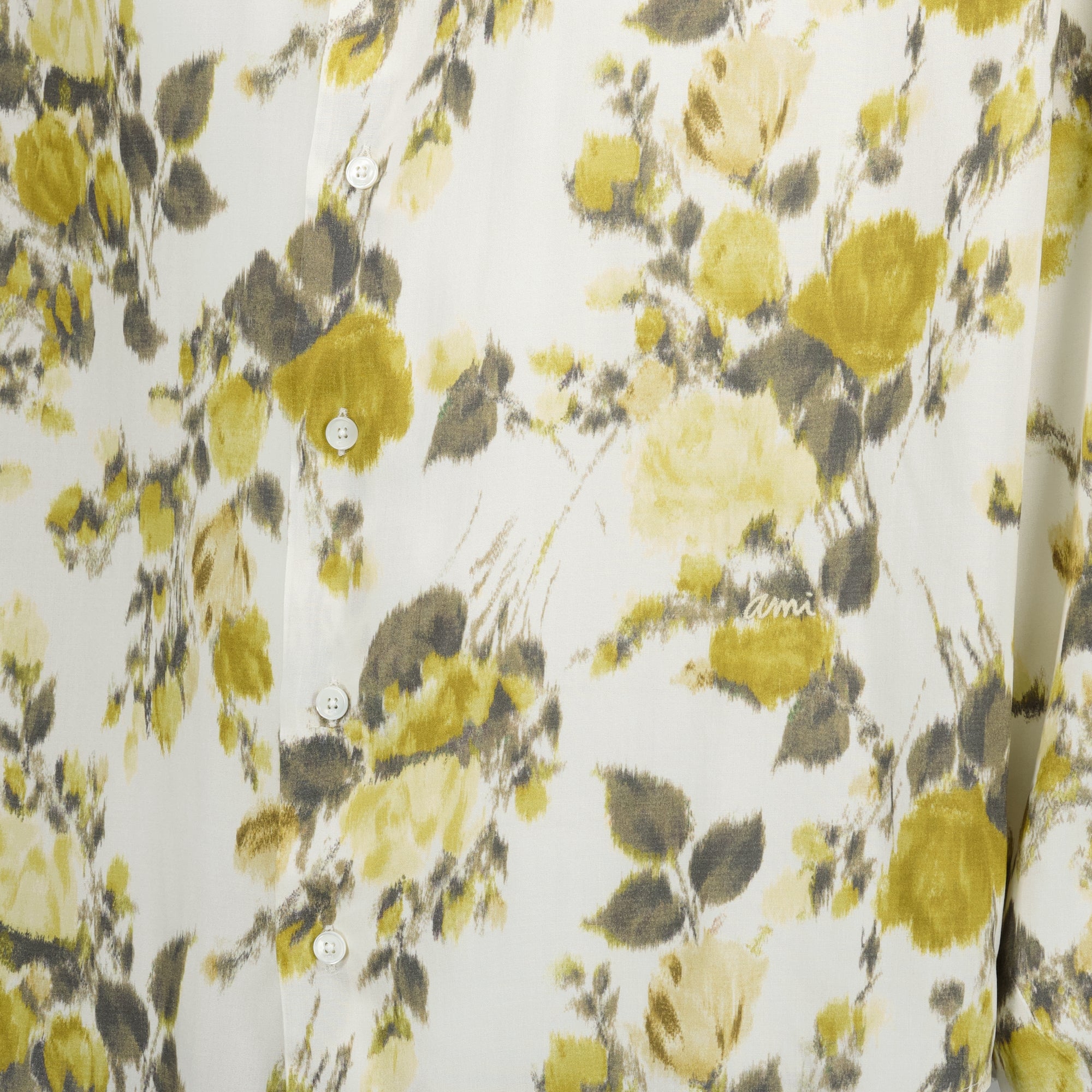 Imagem da camisa floral da marca Ami PARIS para Unisex - Temporada Outono-Inverno 2025 - Vista Detalhada_6
