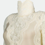 Dresses Robe longue en dentelle Rabanne White Femme