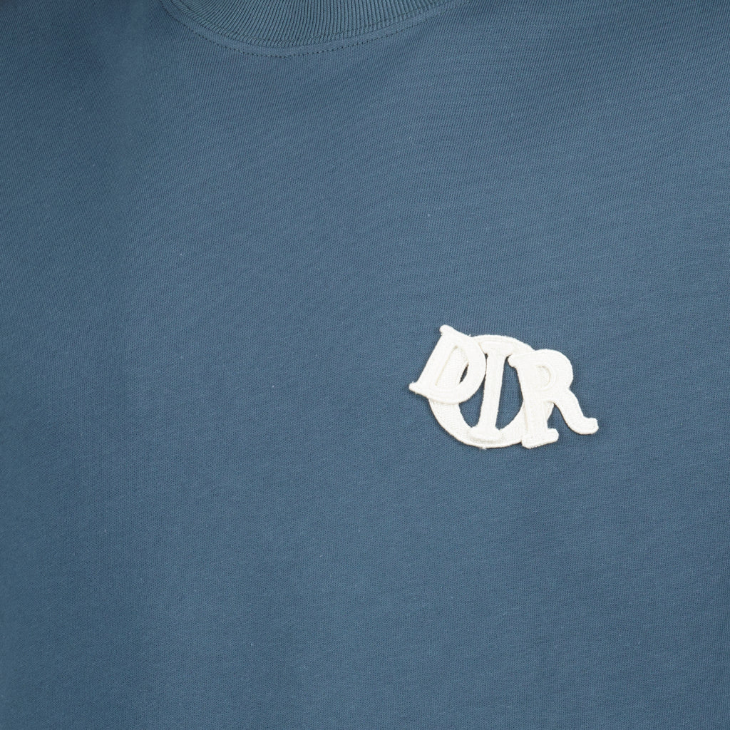 티셔츠 T-shirt à logo brodé Dior 파란색 Homme