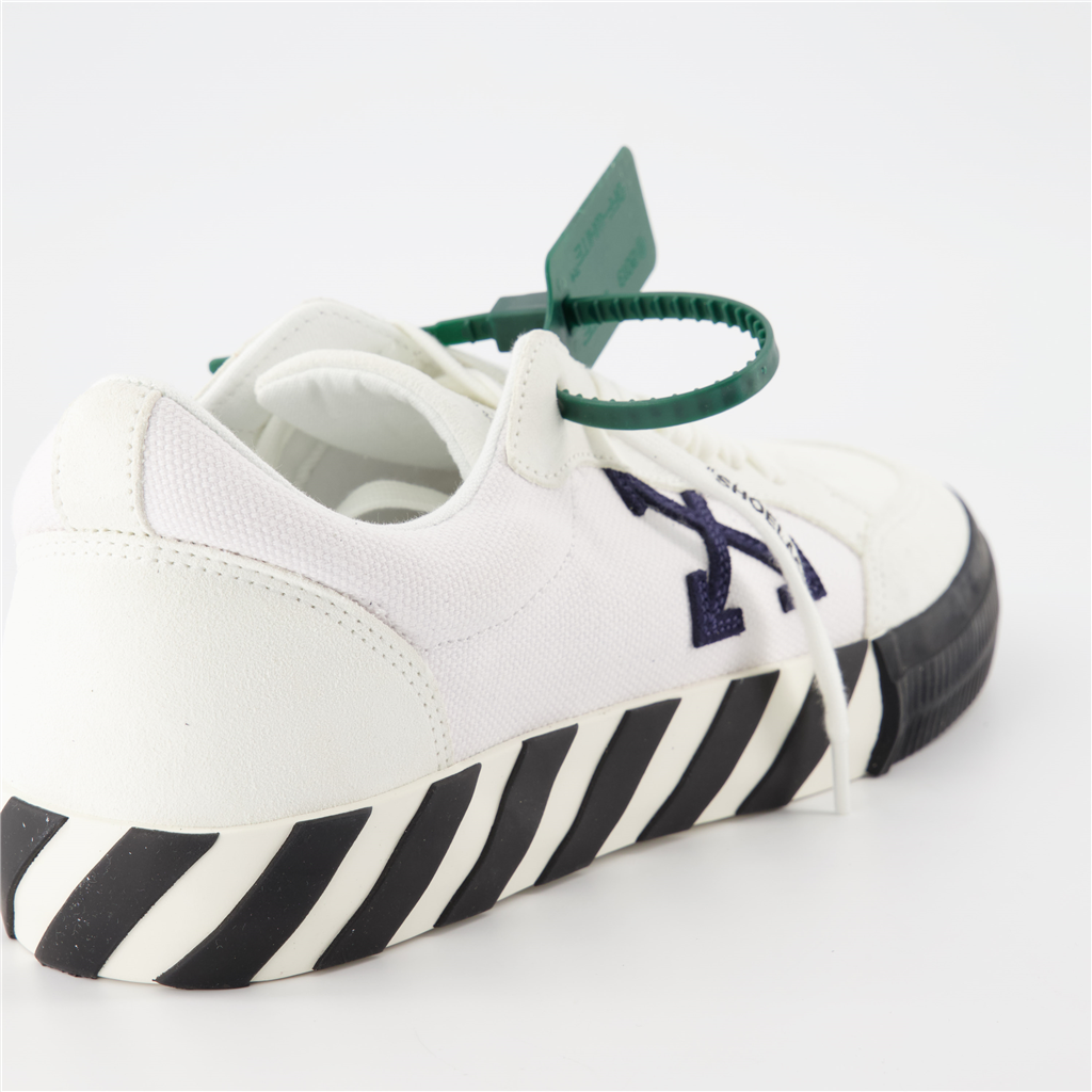 Sneaker OMIA085S22LEA001 0146 white navy b Off-White Weiß Homme