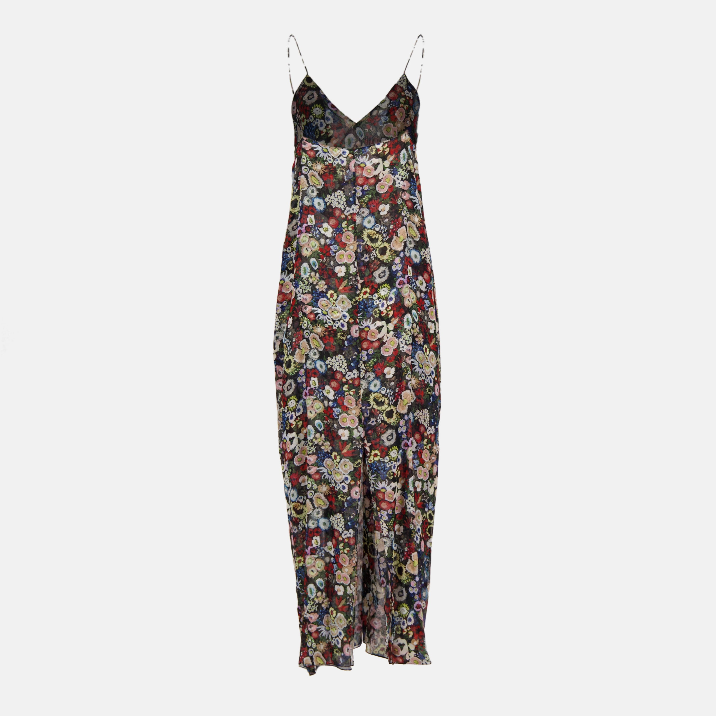 Robes Vestido Longo Taja com Estampa Khaite Multicolore Femme
